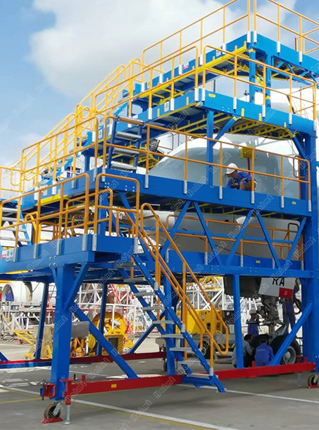 飛機(jī)機(jī)頭工作平臺(tái)