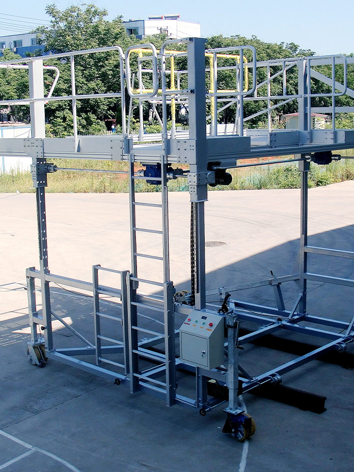 Train Front Access Platform